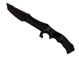 ★ Huntsman Knife | Black Laminate (Battle-Scarred)