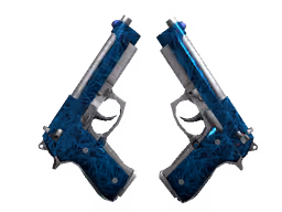 Dual Berettas | Cobalt Quartz (Minimal Wear)
